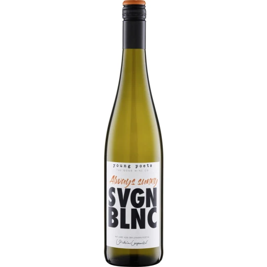 Poets Always Sunny Sauvignon Blanc Trocken 0,75L 1 Poets Always Sunny Sauvignon Blanc Trocken 0,75L